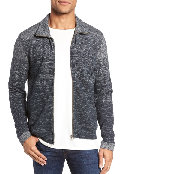 Billy Reid Other - Billy Reid Men's Gray Gradient Track Jacket